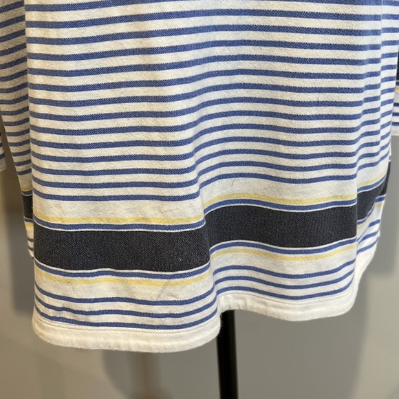 Talbots, stripped tunic with 3/4 sleeve. Like New. Large - Picture 2 of 10